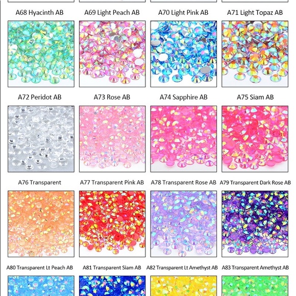 Resin Rhinestones - Picture 5 of 10